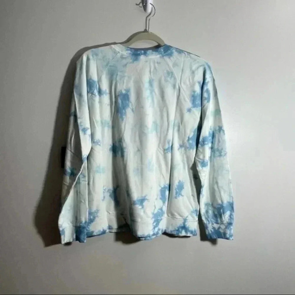 Lucky Brand tie dye sweatshirt blue/white large - Picture 4 of 8
